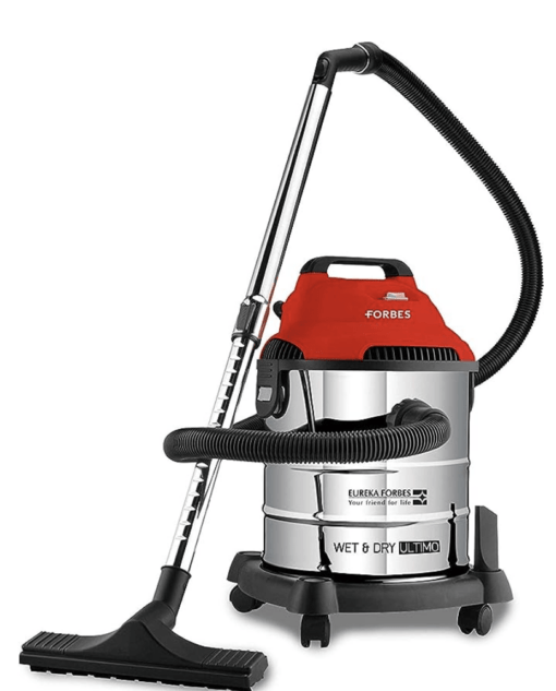 Eureka Forbes Wet & Dry Ultimo 1400 Watts Multipurpose Vacuum Cleaner,Power Suction & Blower with 20 litres Tank Capacity,6 Accessories,1 Year Warranty,Compact,Light Weight & Easy to use (Red)